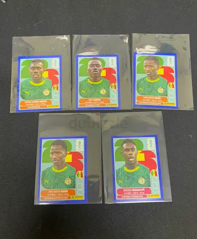 Panini FIFA World Cup 2026 5 Blue Border Stickers Senegal