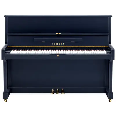 Yamaha U1 Upright Piano - Premium Matte Black (Excellent Condition)