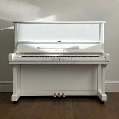 Yamaha U3 Upright Piano - Modern Glossy White Finish