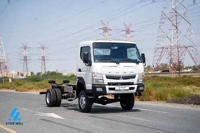 Mitsubishi Fuso Canter | Single Cabin 4x4 Chassis | Euro 5 GCC Specs | High Wheel Base | Best Price