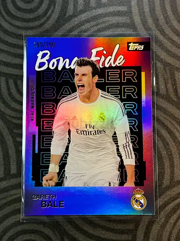 Gareth Bale – TOPPS Bona Fide Baller /250