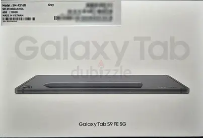 Samsung Galaxy Tab S9 FE 5G – 128GB – Silver – Boxed