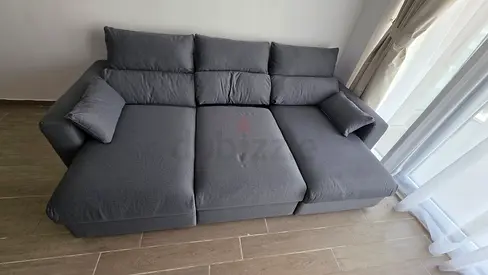 IKEA Esklstuna L shape Sofa Bed Dark Gray