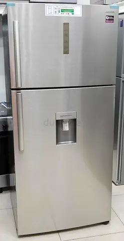 Samsung  brand Steel Top Freezer Refrigerator with Water Dispenser - Good Condition
