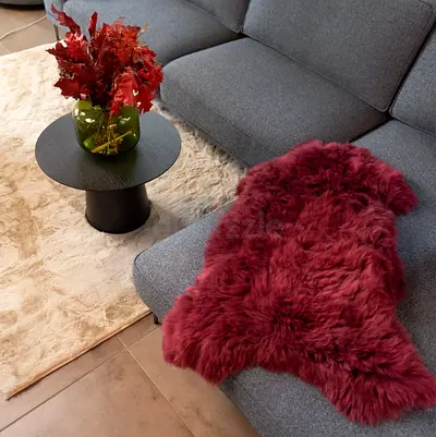 Sheepskin rug