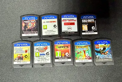 Lot of 10 PS Vita Game Cartridges – Various Titles (Used)