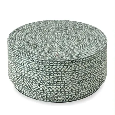 Round Mosaic Table, 2side tables , tv table, 3 seats sofa, 2 seats sofa,1 armchair. Dining table 4ch