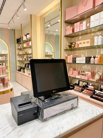 POS touchscreen terminal with receipt printer and cash drawer - like new
