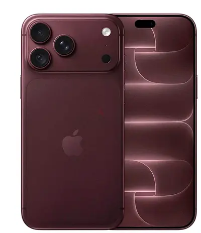 Apple iPhone 18 pro max - 256 gb- TDRA - uae version- burgandy