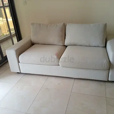 Light beige IKEA vimle 2-seater fabric sofa - good condition