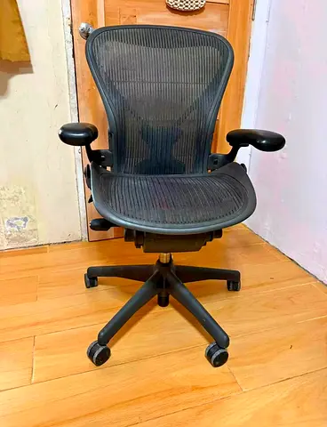 Herman Miller Mesh Office Chair (Adjustable, Wheels) - Good Condition