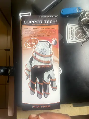 Copper Tech Compression Gloves - New in Box, Men & Women