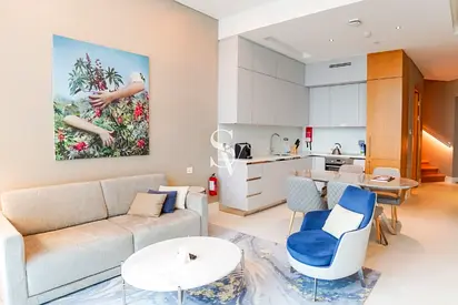 FURNISHED 1 BHK DUPLEX | HIGH FLOOR| BURJ VIEW