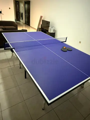 Brand new Indoor Table Tennis (Ping Pong) Table with Net and Paddles