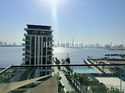 Brand New 3BR+ Maid | Water Front Living | Open Dubai Skyline View | Vacant