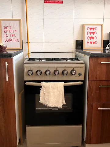 Gas Range Cooker with Integrated Oven