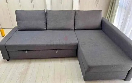 Modern Grey L-Shaped Sofa Bed ikea