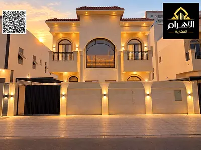 Luxury classic villa in Al Helio area, Ajman. Price includes registration and transfer fees. Strategic location on Sheikh Mohammed Bin Zayed Road. Fre