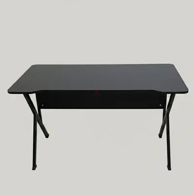 Black Folding Study/Computer Desk - Compact and Sturdy