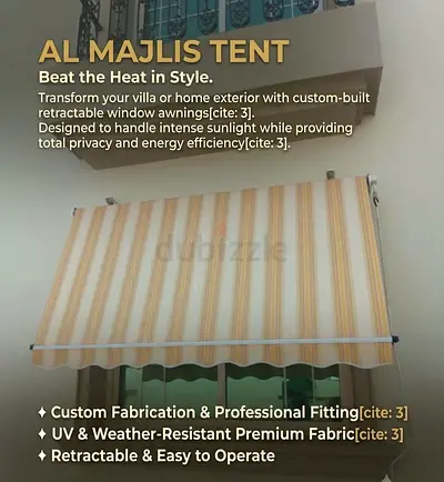 Awning shades