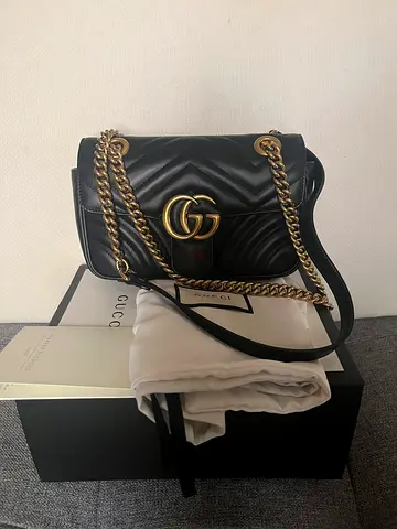 Authentic Gucci GG Marmont Small Shoulder Bag