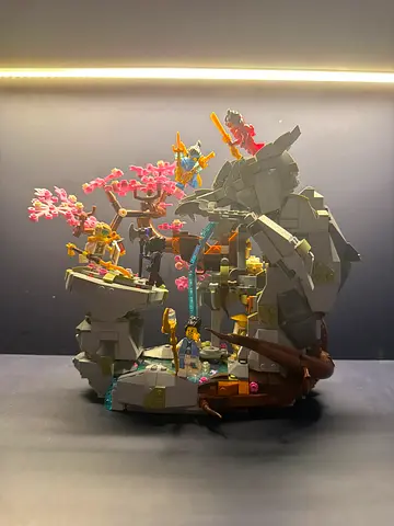 dragon stone shrine already built ninjago lego set
