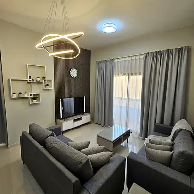 Luxury 1BHK furnished apartment in Ajman | Real photos | Neat & clean furniture | Bills & internet included | Similar units subject to availability