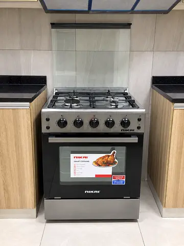 Nikai 4-Burner Gas Cooker with Oven – Excellent Condition