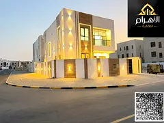 Own a modern two-story villa (ground floor plus first floor) located just 5 minutes from Al Hamidiya