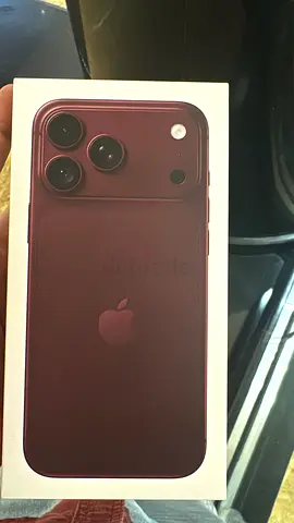 iPhone 18 Pro Max 256 GB Burgundy TDRA - Box piece with invoice