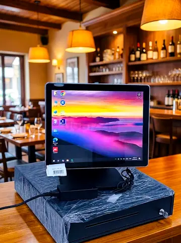 POS Terminal with Cash Drawer and Touchscreen Monitor - Ready to install
