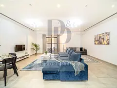 Furnished Spacious | 1BR/ Rimal 4 JBR | Balcony with Sea & Courtyard Views