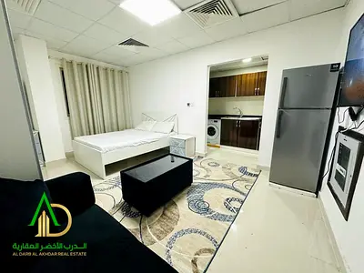 Furnished Studio for Monthly Rent in Al Nuaimiya 1 Ajman, Behind Thumbay Hospital, New Furniture, Separate Kitchen, Bills, Internet & Maintenance Incl