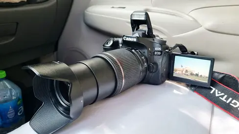 Canon 80d with 18.200mm lens