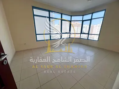 Spacious 1 Bedroom for Rent in Al Qasimia with Panoramic View Central AC and Family Building Modern