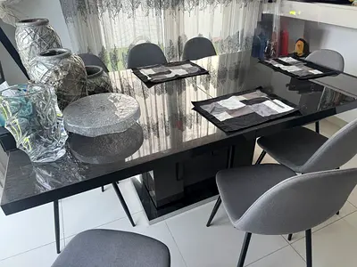 Dining table and chairs