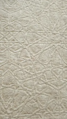 Light beige textured area rug - neutral modern pattern