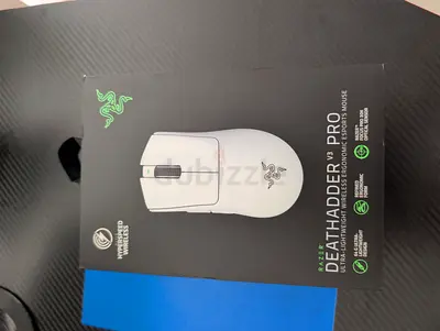 Razer DeathAdder V3 Pro Wireless Gaming Mouse - White (New in Box)
