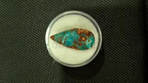 Natural Nishapur Turquoise – Rough Core, Hand-Cut