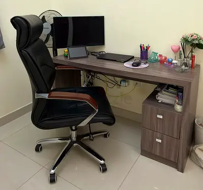 2 Drawers Office Table + Chair ***DONT DELIVER*** AJMAN