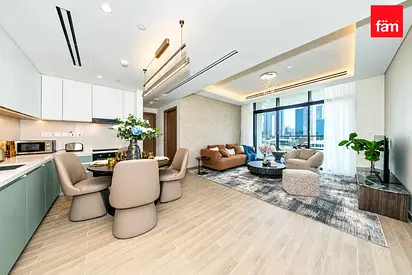 Upgraded | Furnished | Burj Khalifa View | Vacant