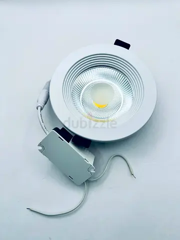 Al Qemma 10W Recessed LED COB Ceiling Downlight – 930 Lumens, Cutout Ø100mm (Warm White)