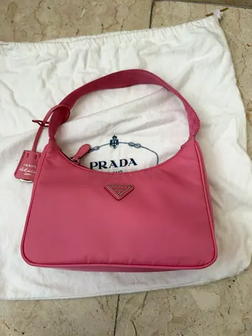 Authentic Prada Re-Issue 2000 Pink Nylon Bag