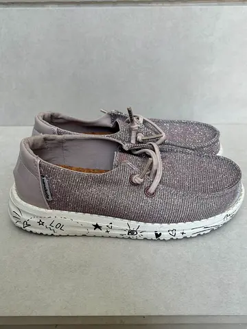 Brand NEW Hey Dude PURPLE/PINK girls shoes