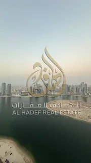 3BR in Al Khan, sea view, spacious, free parking, pool & gym, up to 4 payments.