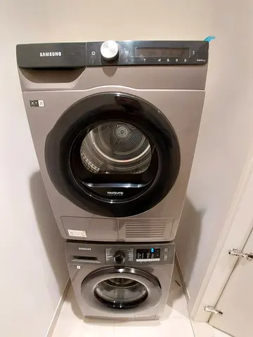 Stacked Samsung Washer and Heat Pump Dryer - Good Working Condition