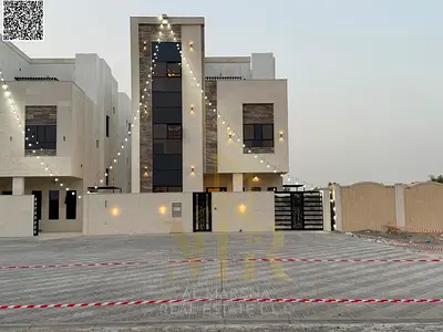 الحليو 2 – عجمان | 6 غرف نوم ماستر | طابقين + روف | مجلس | صالة بالمغاسل | مطبخ مودرن | غرفة خادمة | سعر شامل رسوم التسجيل والتملك