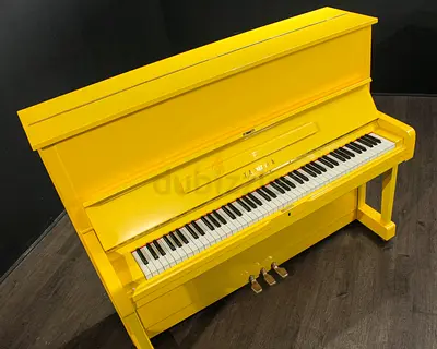 Yamaha Piano in Custom Lemon Yellow