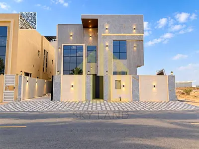 Luxury villa - 3 floors - registration fees included - in a good location - close to all services - excellent finishing - the best in Ajman