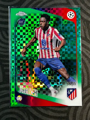 2025-26 Topps Chrome UEFA Omar Janneh RC – Green X-Fractor /99